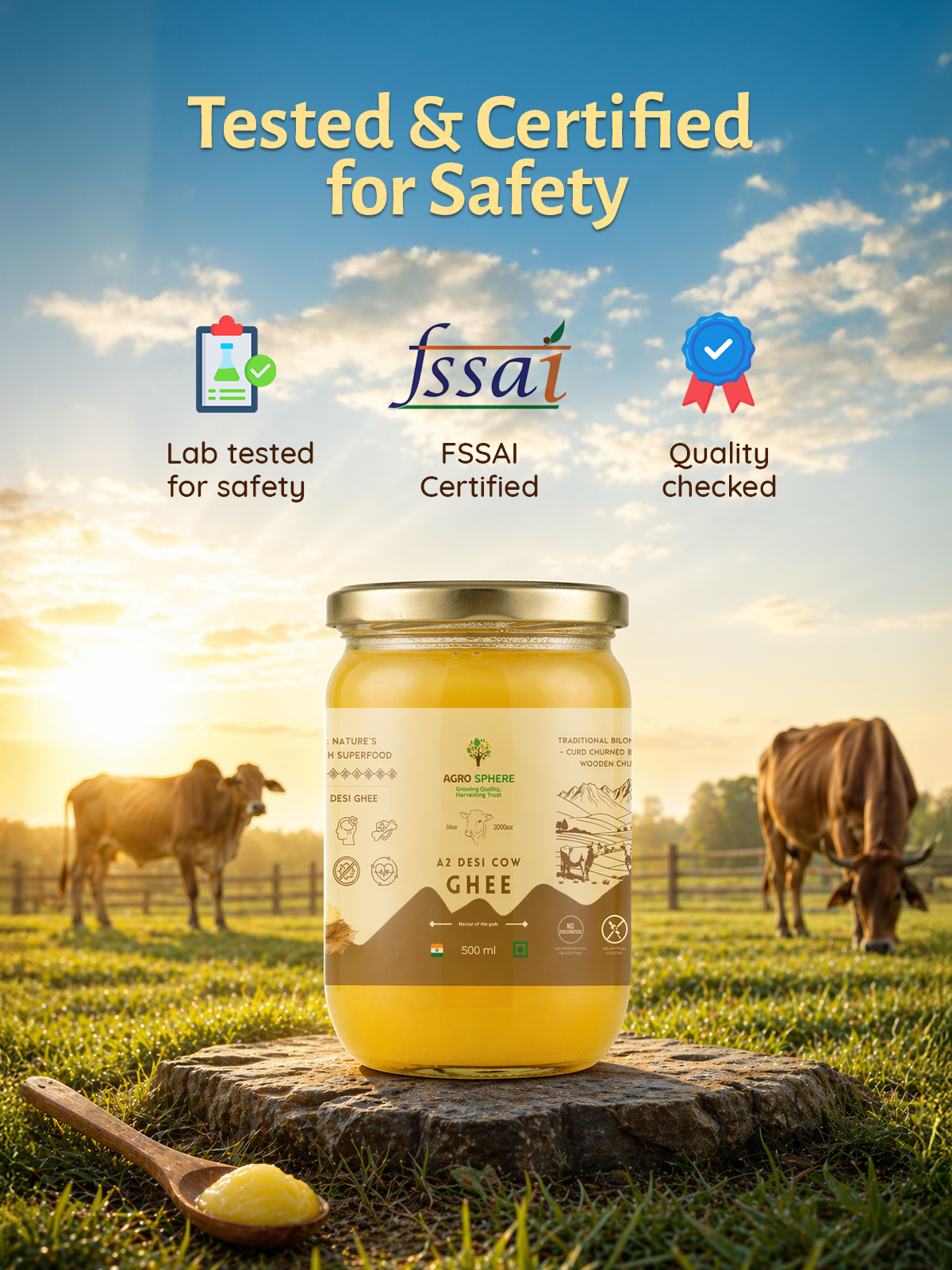 A2 Desi Cow Ghee