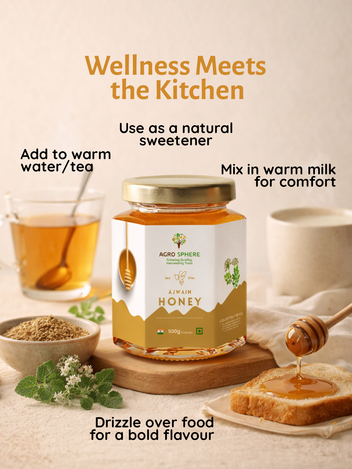 Ajwain Honey